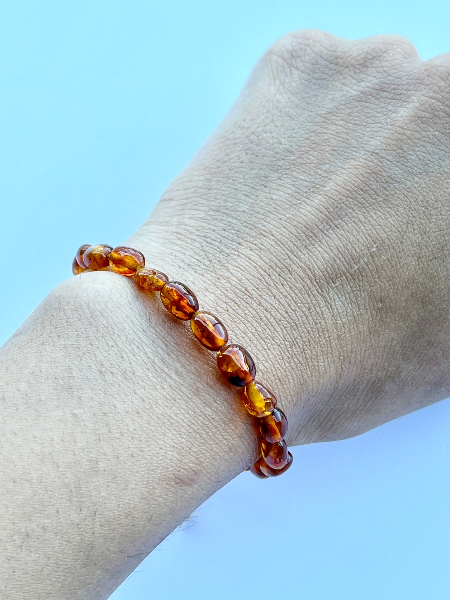 Natural Kerba | Baltic Amber Bead Bracelet
