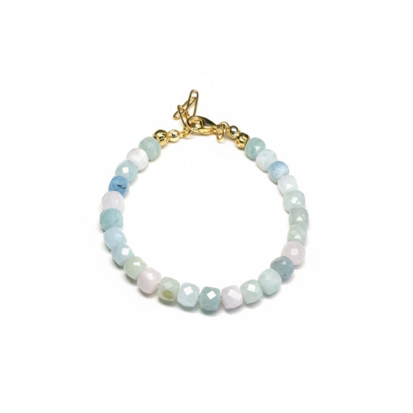 Aquamarine & Morganite Bracelet