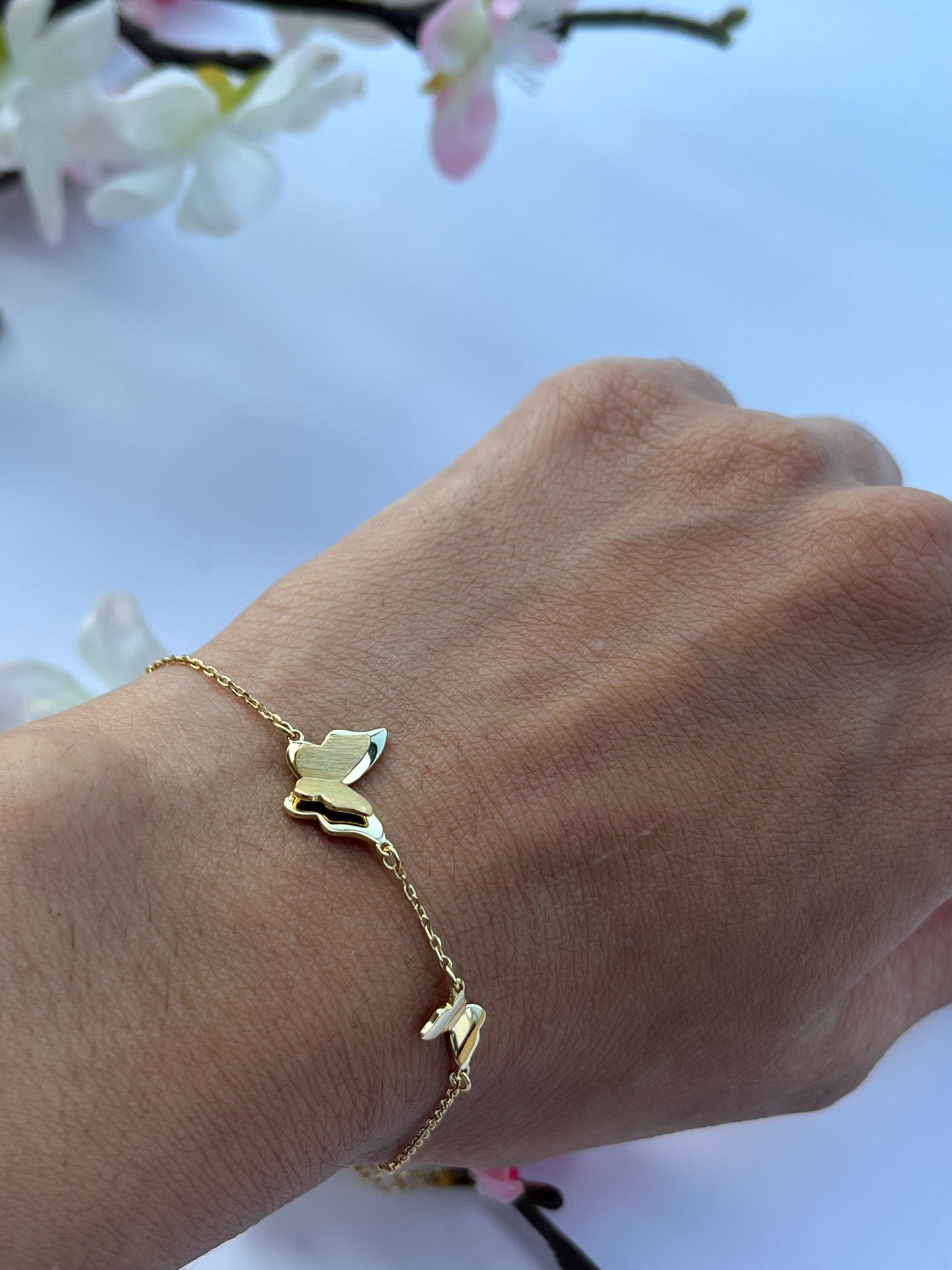 Delicate Butterfly Bracelet