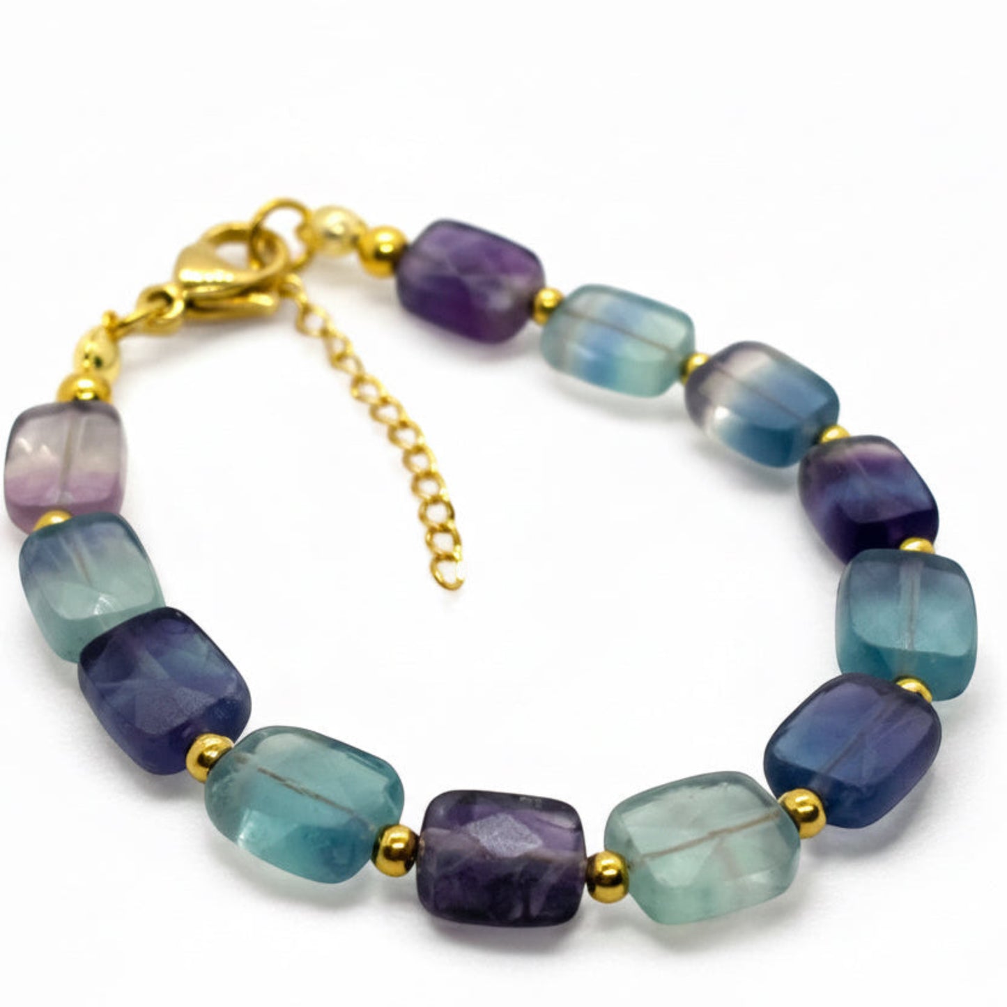 Fluorite Gemstone Bracelet