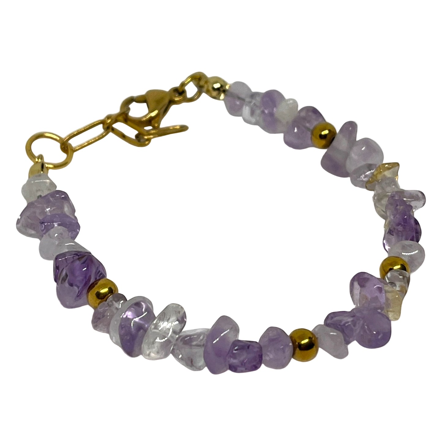 Amethyst Chip Bracelet