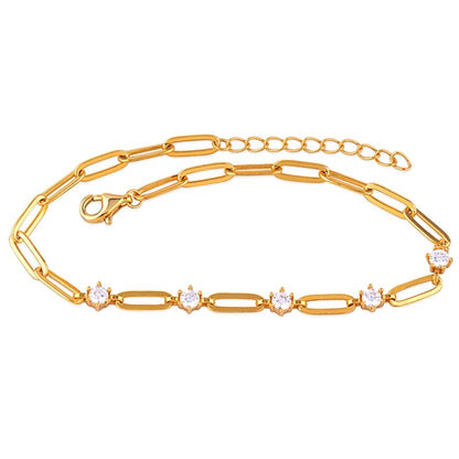 Sparkle Link CZ Bracelet