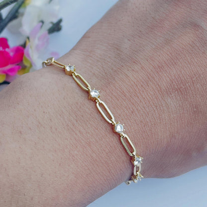 Sparkle Link CZ Bracelet