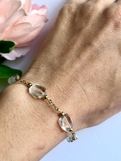 Crystal Clarity – Clear Quartz Bracelet