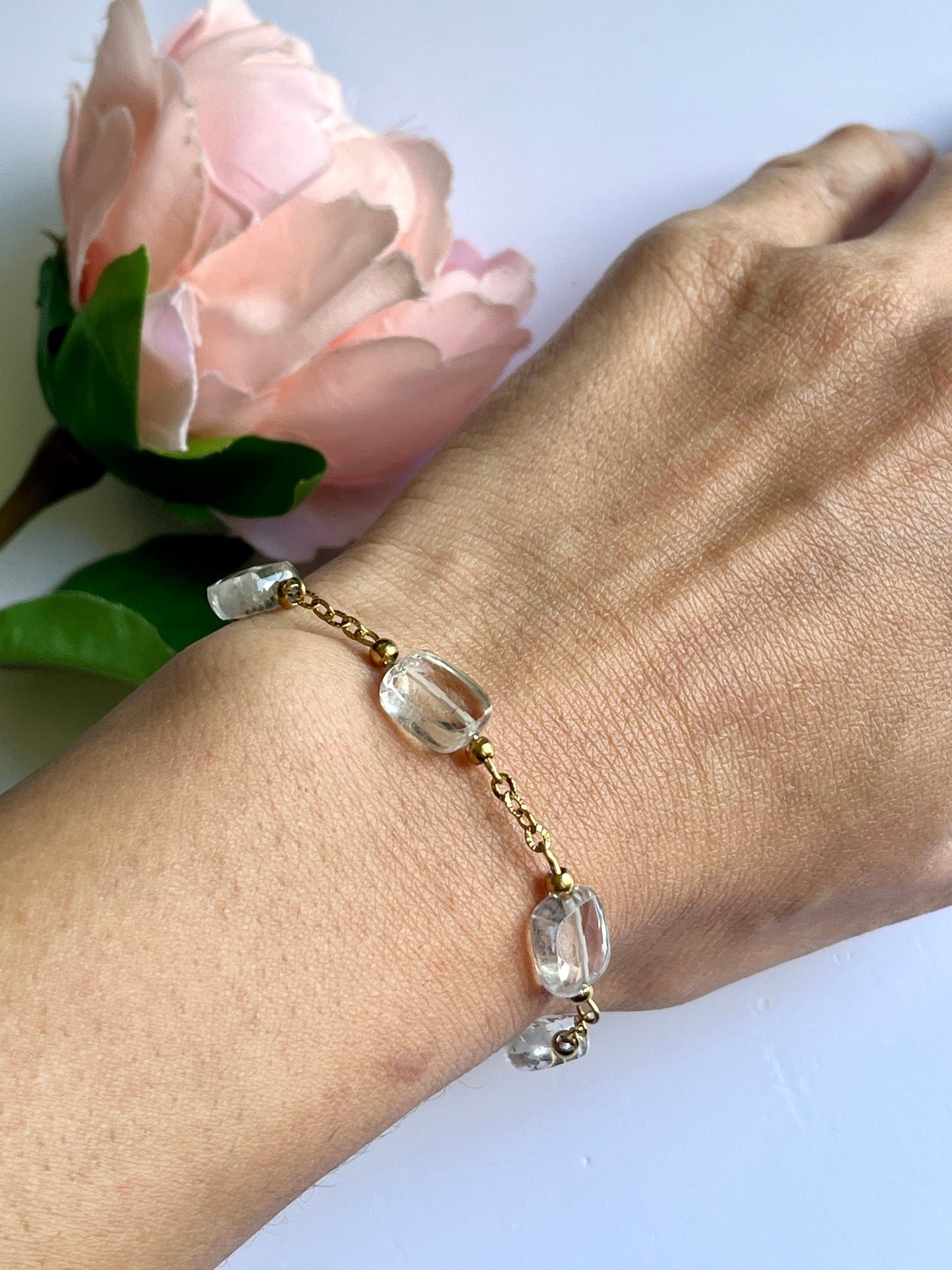 Crystal Clarity – Clear Quartz Bracelet