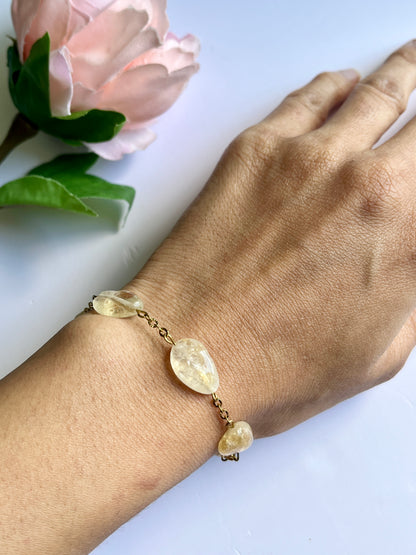 Citrine bracelet