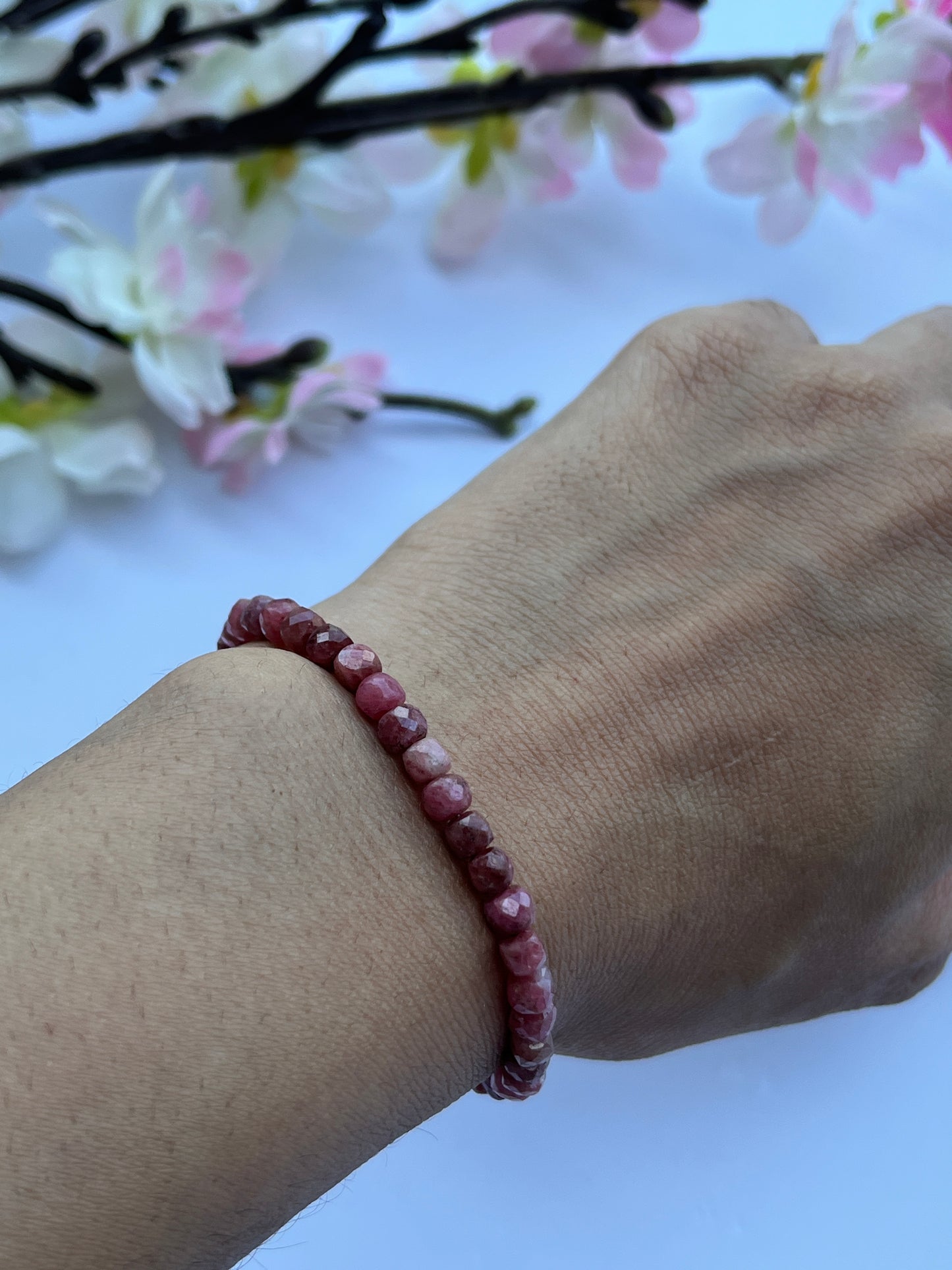 Rhodonite Gemstone Bracelet