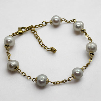 Freshwater Pearl Chain Bracelet