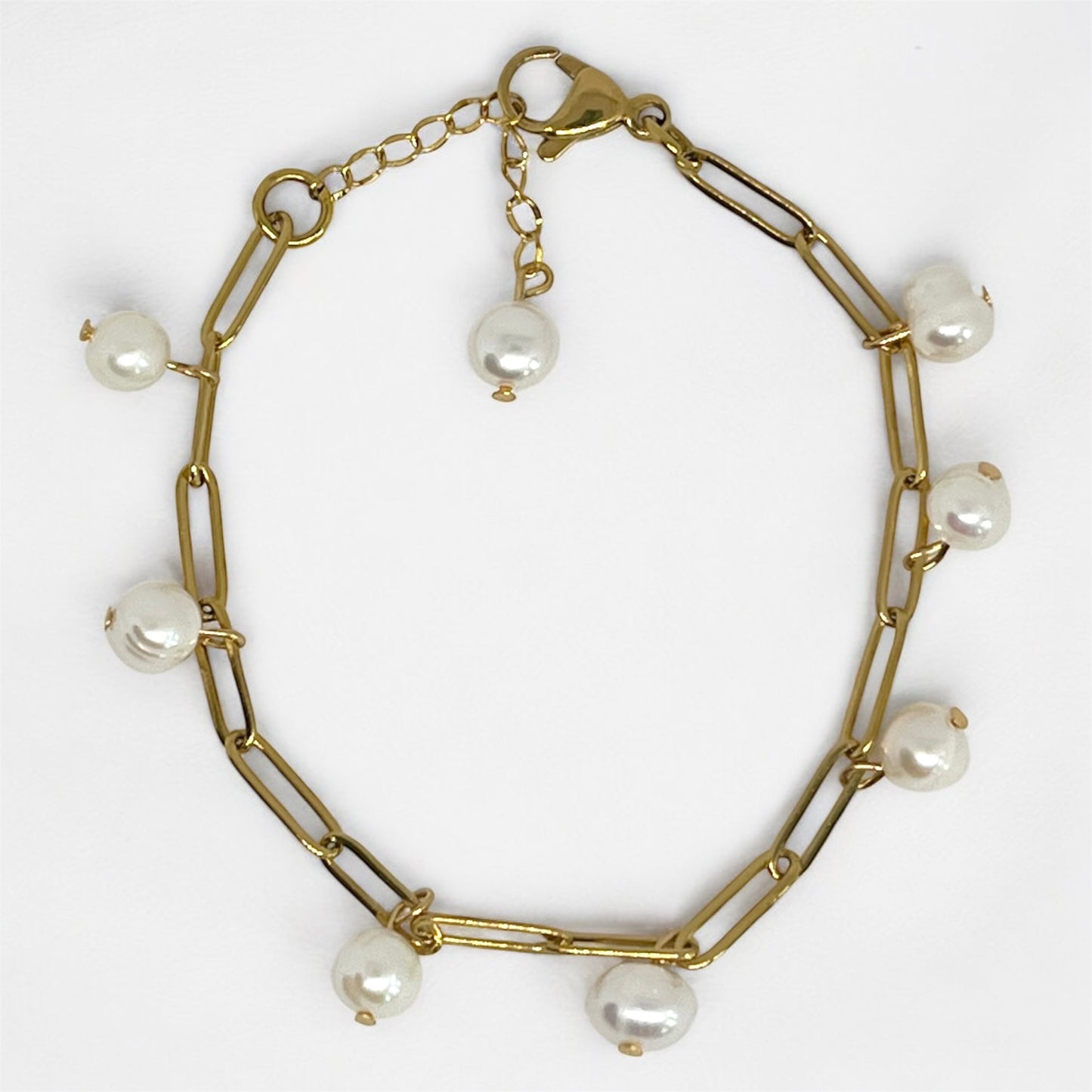 Freshwater Pearl Charm Bracelet