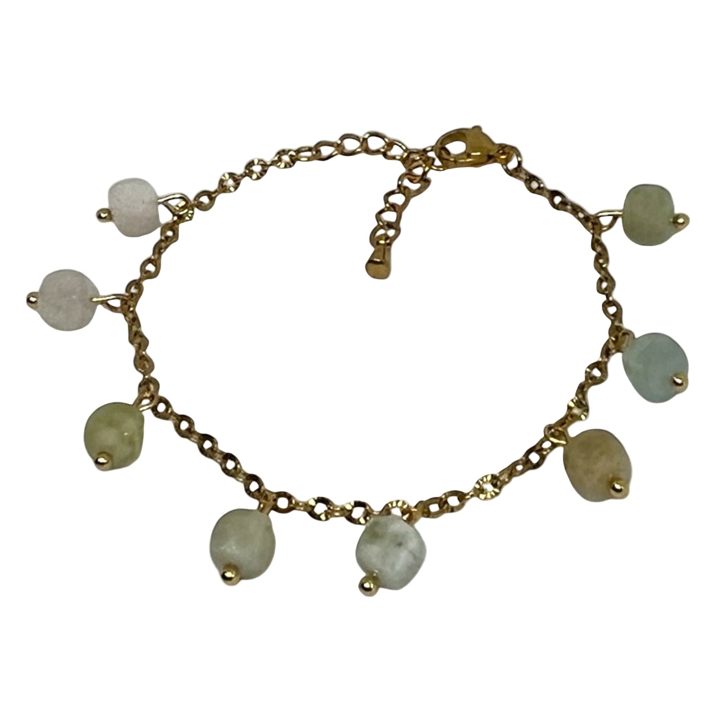 Aquamarine Dangle Bracelet