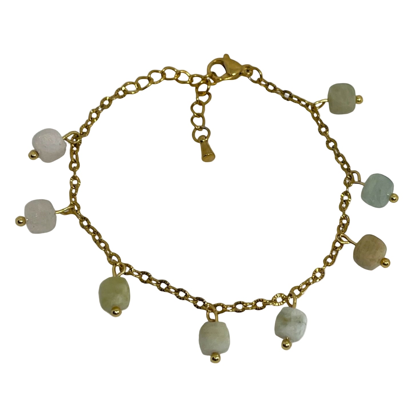 Aquamarine Dangle Bracelet