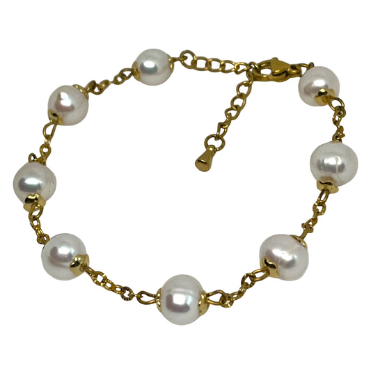 Freshwater Pearl Chain Bracelet