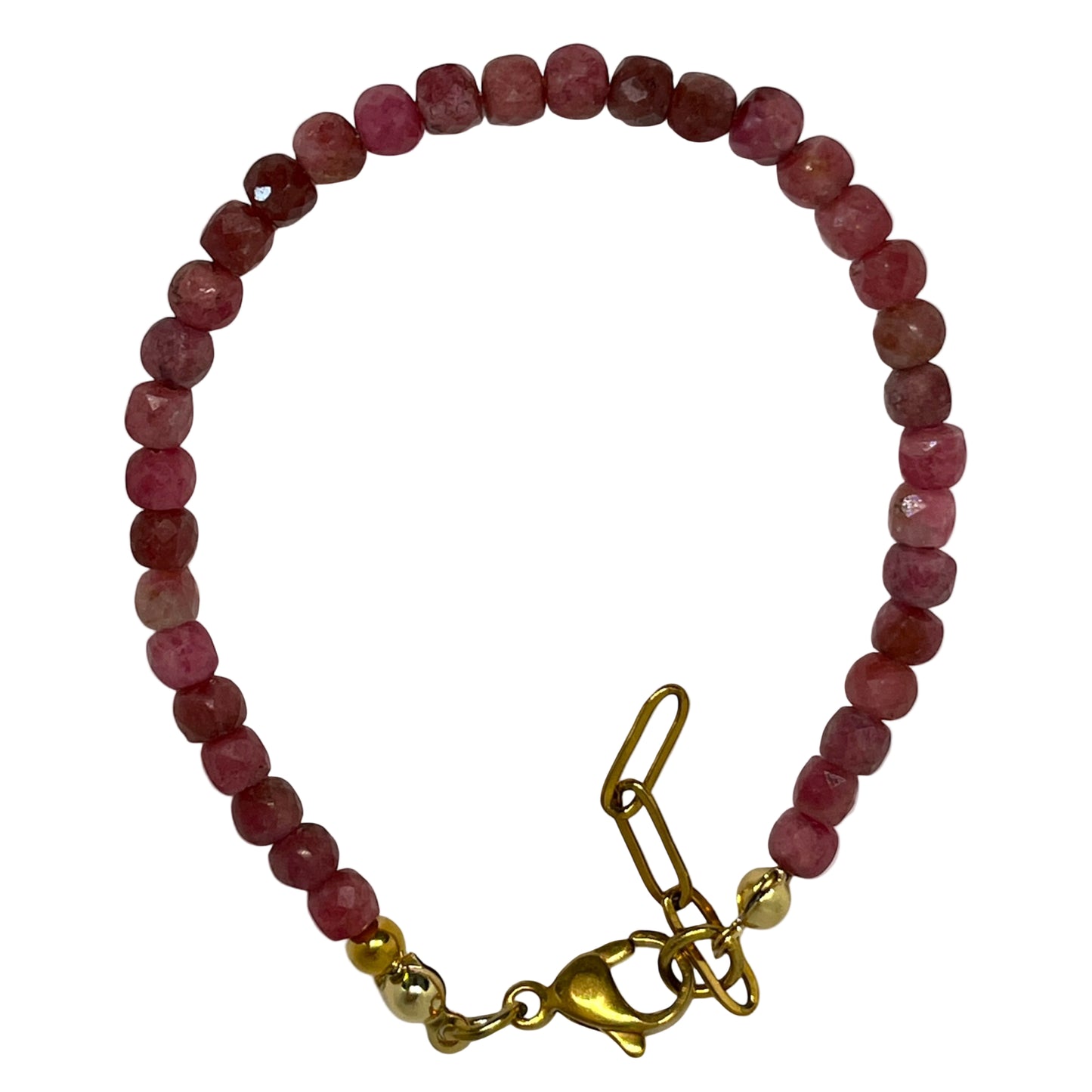 Rhodonite Gemstone Bracelet