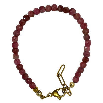 Rhodonite Gemstone Bracelet