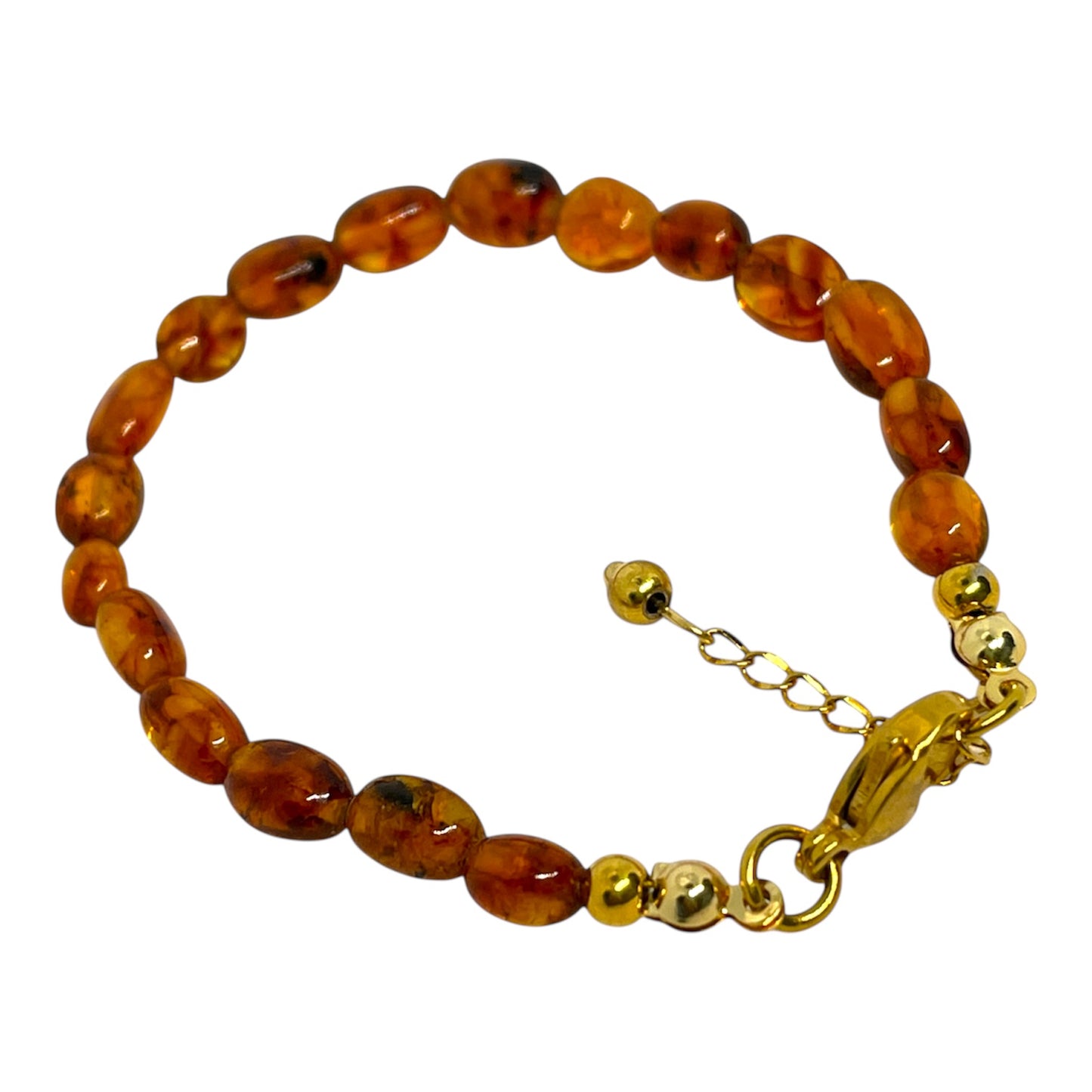 Natural Kerba | Baltic Amber Bead Bracelet